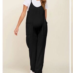 Maternity jumpsuit- black small NEW